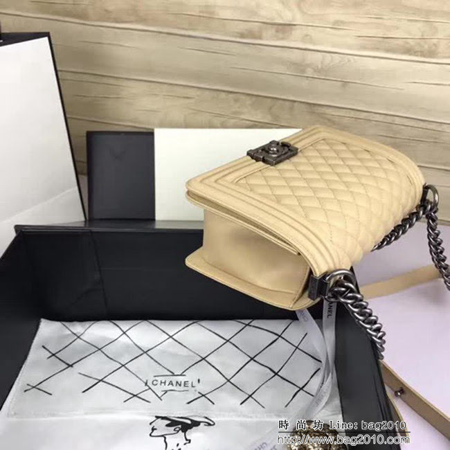 香奈兒CHANEL A67086菱格原版羊皮單肩斜挎鏈條包 DSC2084